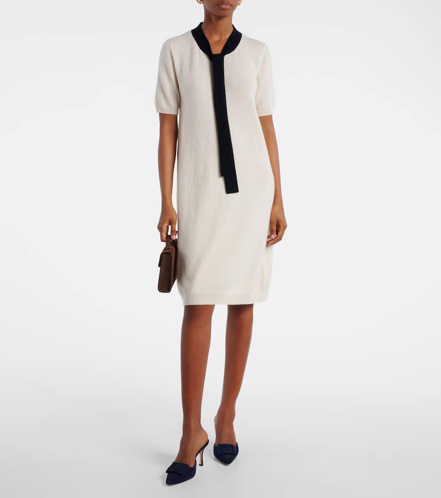 Jardin Des Orangers Wool And Cashmere Sweater Dress In White
