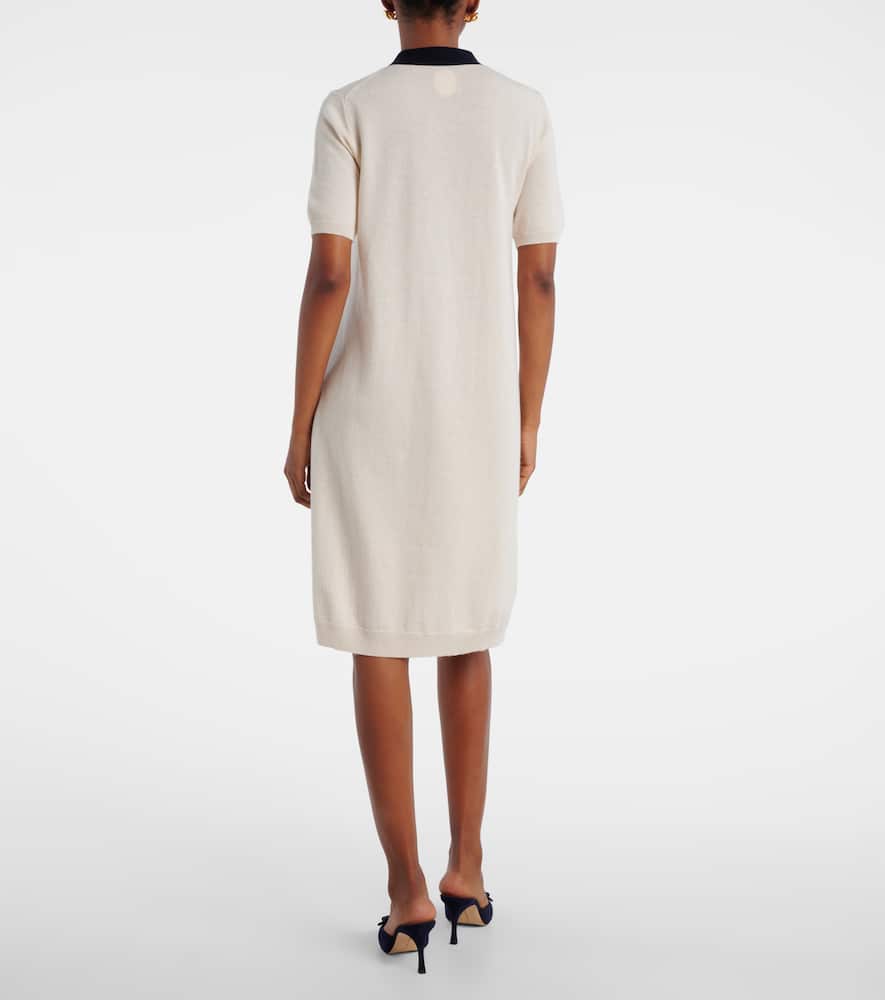 Jardin Des Orangers Wool And Cashmere Sweater Dress In White