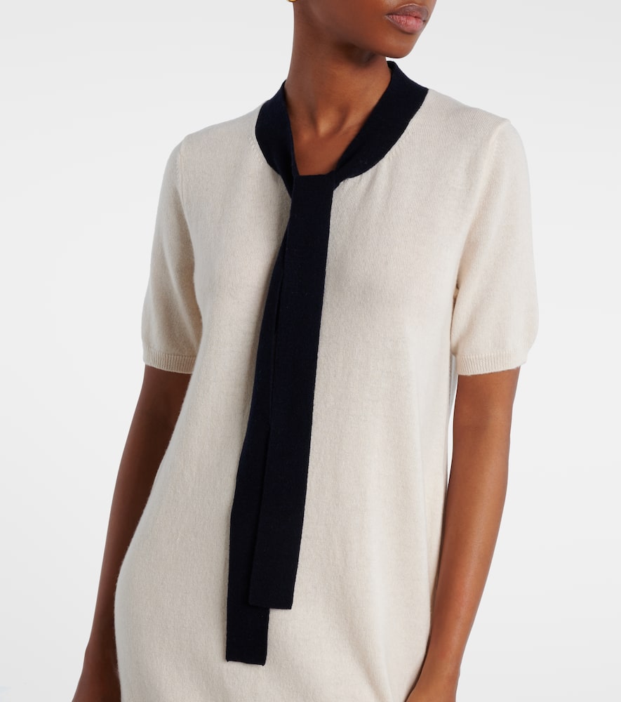 Jardin Des Orangers Wool And Cashmere Sweater Dress In White