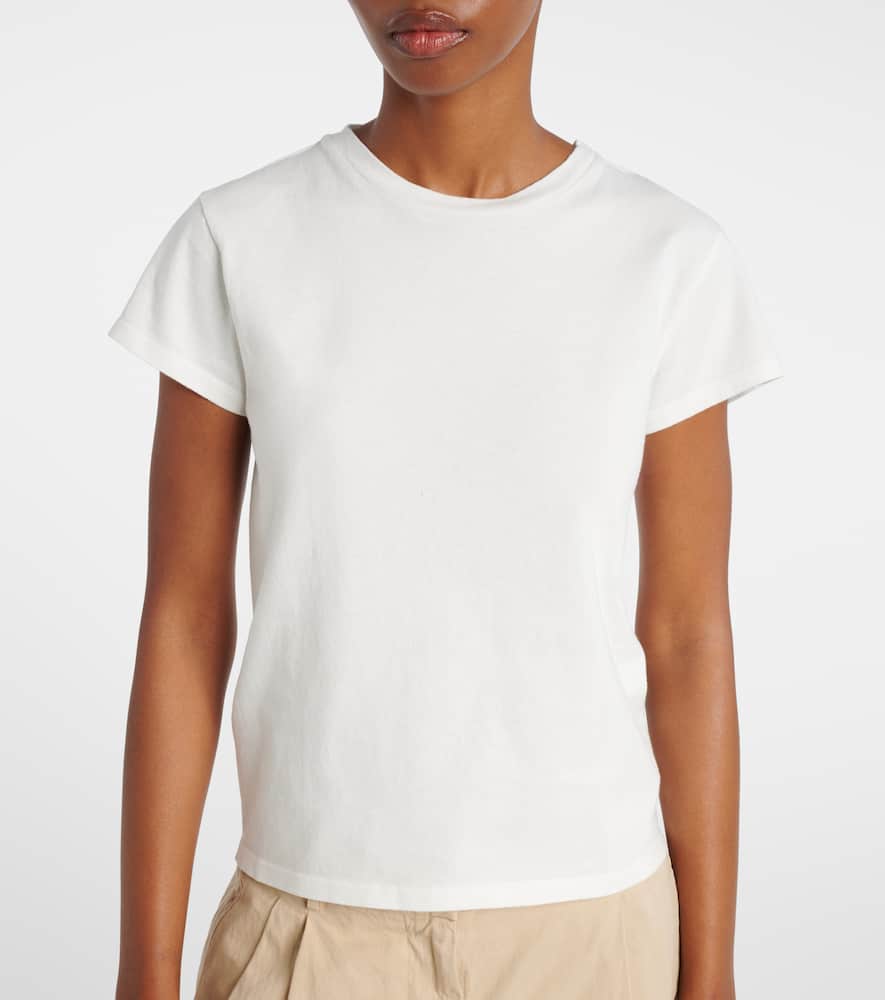 The Row Item O-neck Short-sleeved T-shirt In White