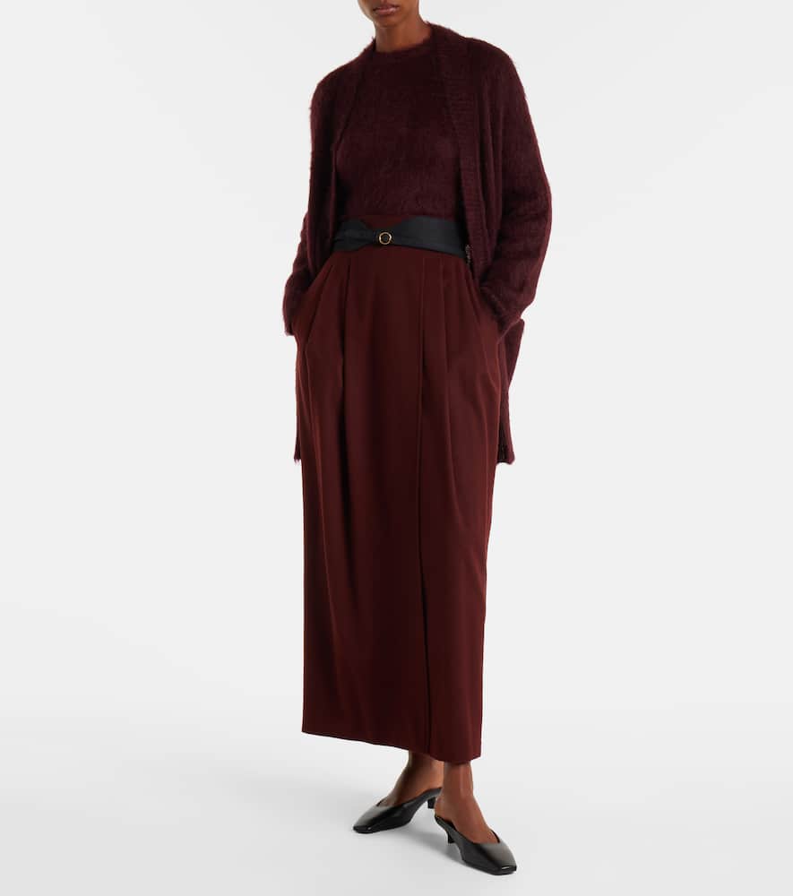 Max Mara Cherry Wool Adatti1234 Knitwear In Multi