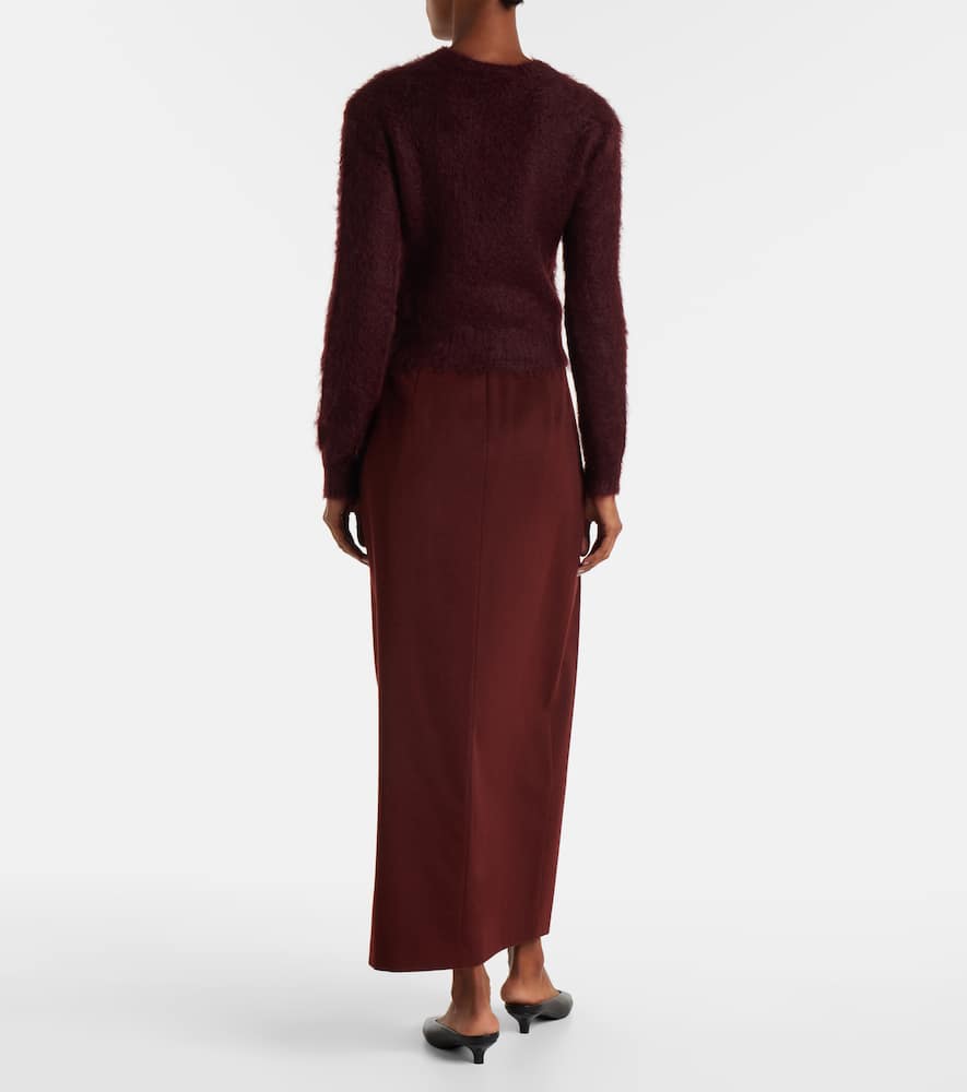 Max Mara Cherry Wool Adatti1234 Knitwear In Multi