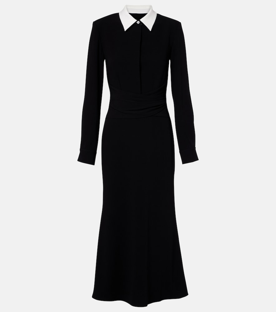 Roland Mouret Satin crêpe midi dress