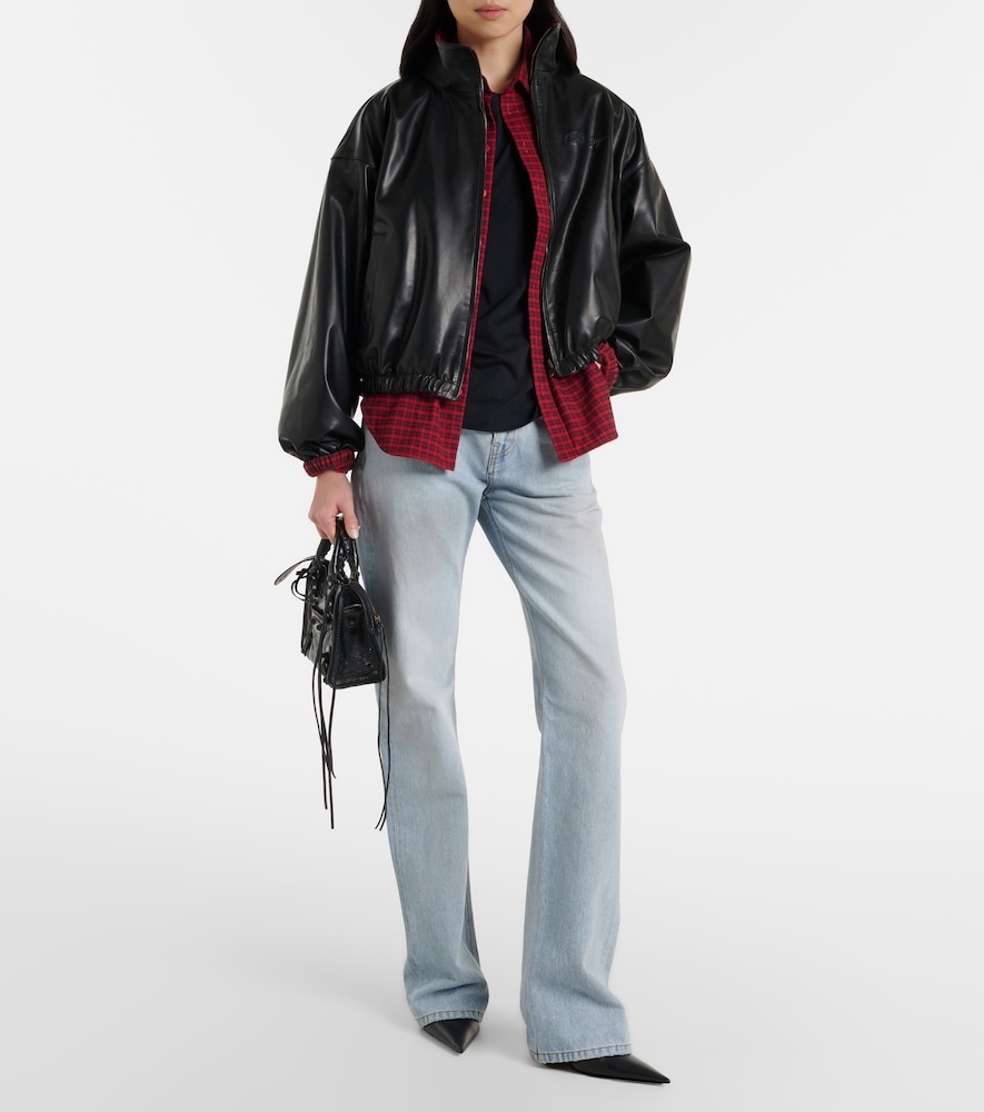  Balenciaga Balenciaga Reversible Leather Jacket 