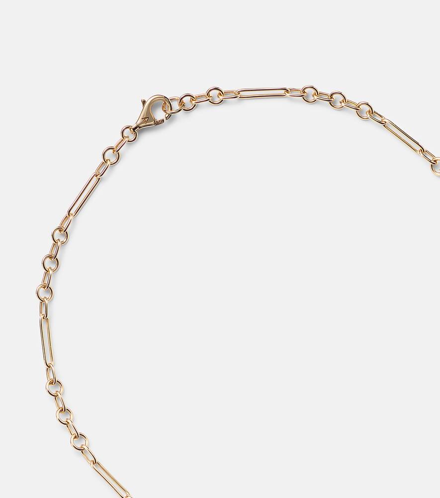 Foundrae 18kt Gold Necklace With Diamonds In Gold