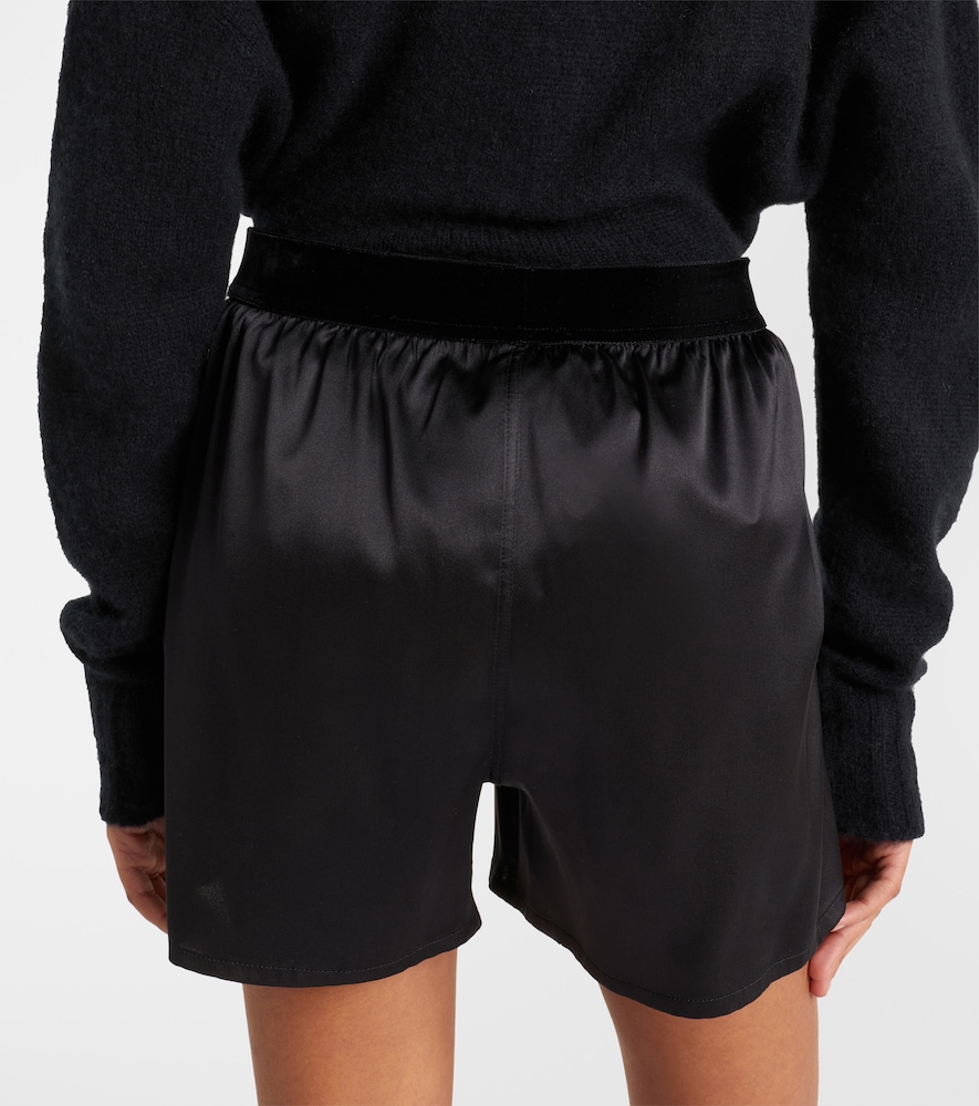 Tom Ford Tom Ford High-rise Shorts Aus Seide 
