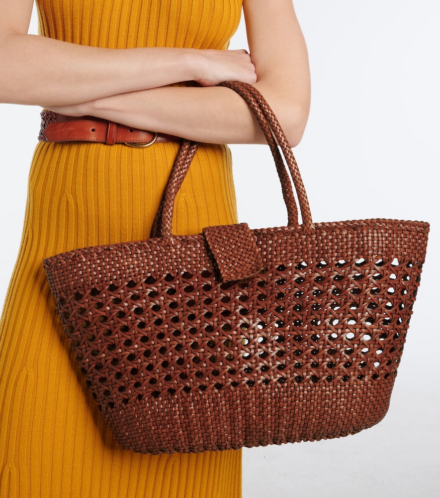 Rixo x Dragon Diffusion Lucine leather tote bag