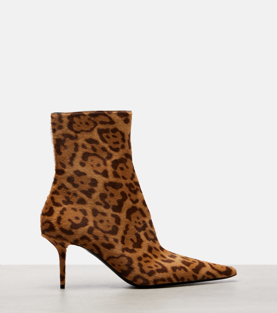  Saint Laurent Saint Laurent Ankle Boots Ashley 75 Aus Kalbshaar 