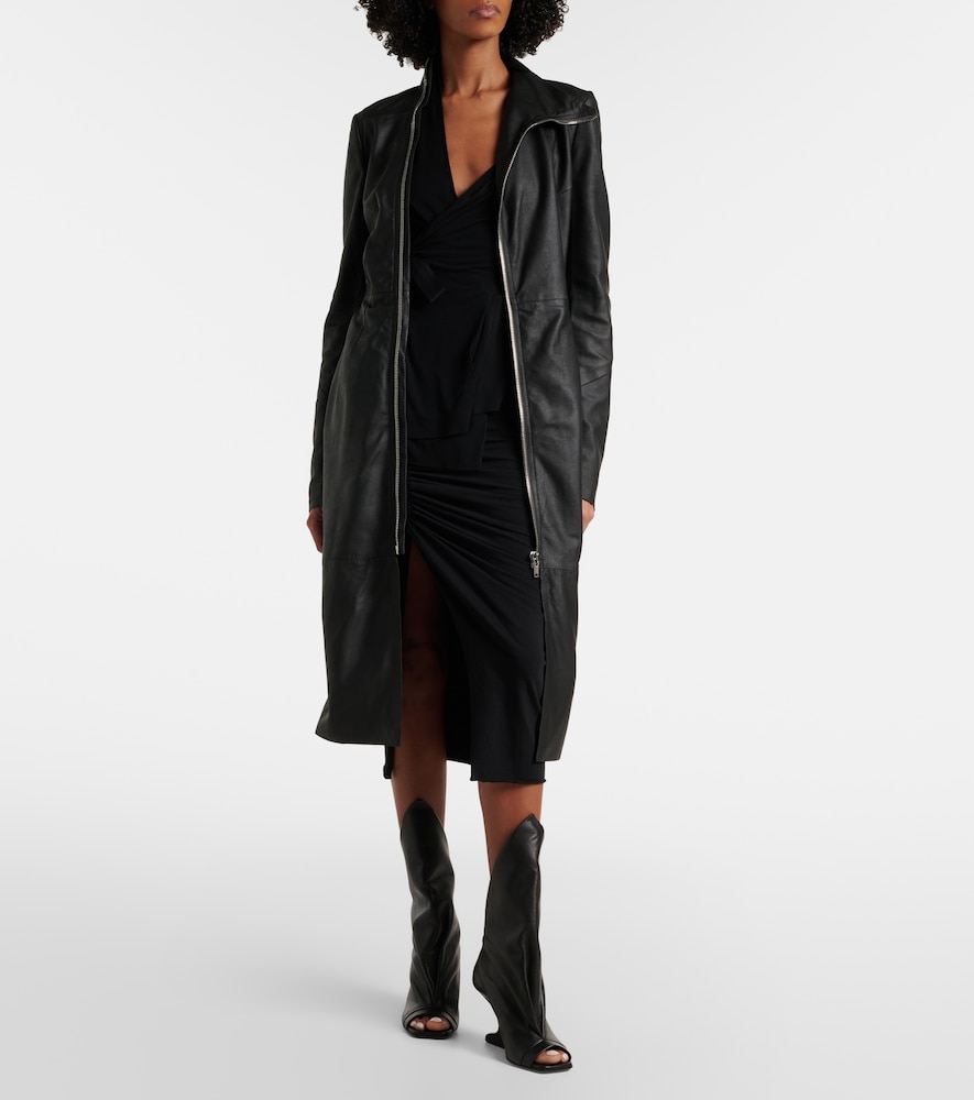  Rick Owens Rick Owens Gary Leather Coat 