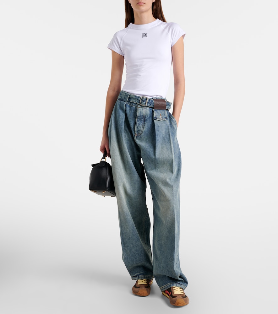  Loewe Loewe Anagram Cotton-blend T-shirt 