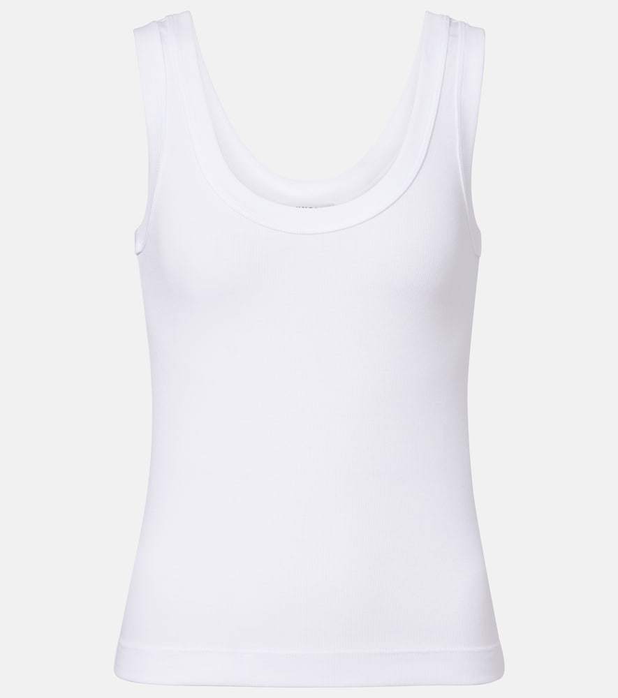 BRUNELLO CUCINELLI Brunello Cucinelli Cotton-blend tank top　Brunello Cucinelli コットンブレンド タンクトップ