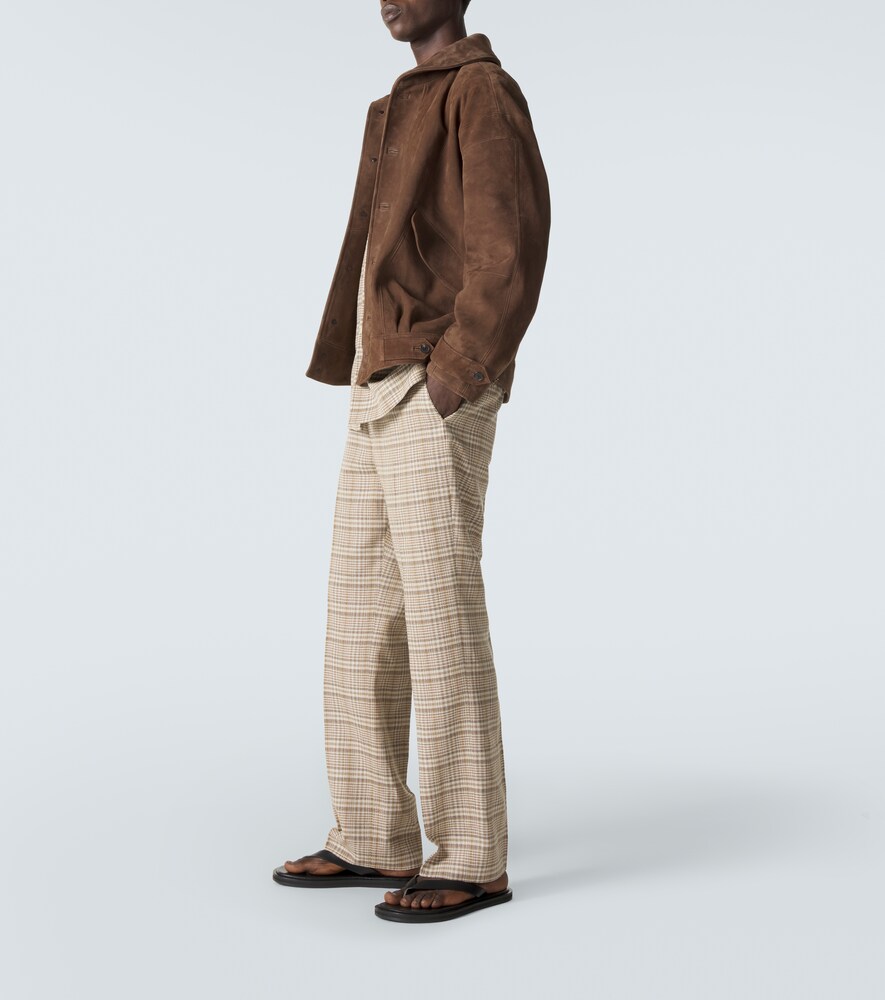  Auralee Auralee Gerade Hose Aus Tweed 