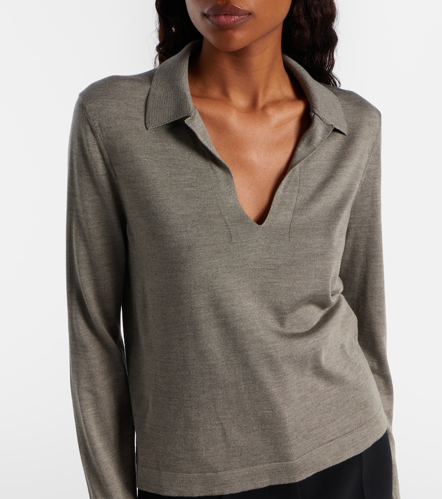  Khaite Khaite Polopullover Mikel Aus Seide 