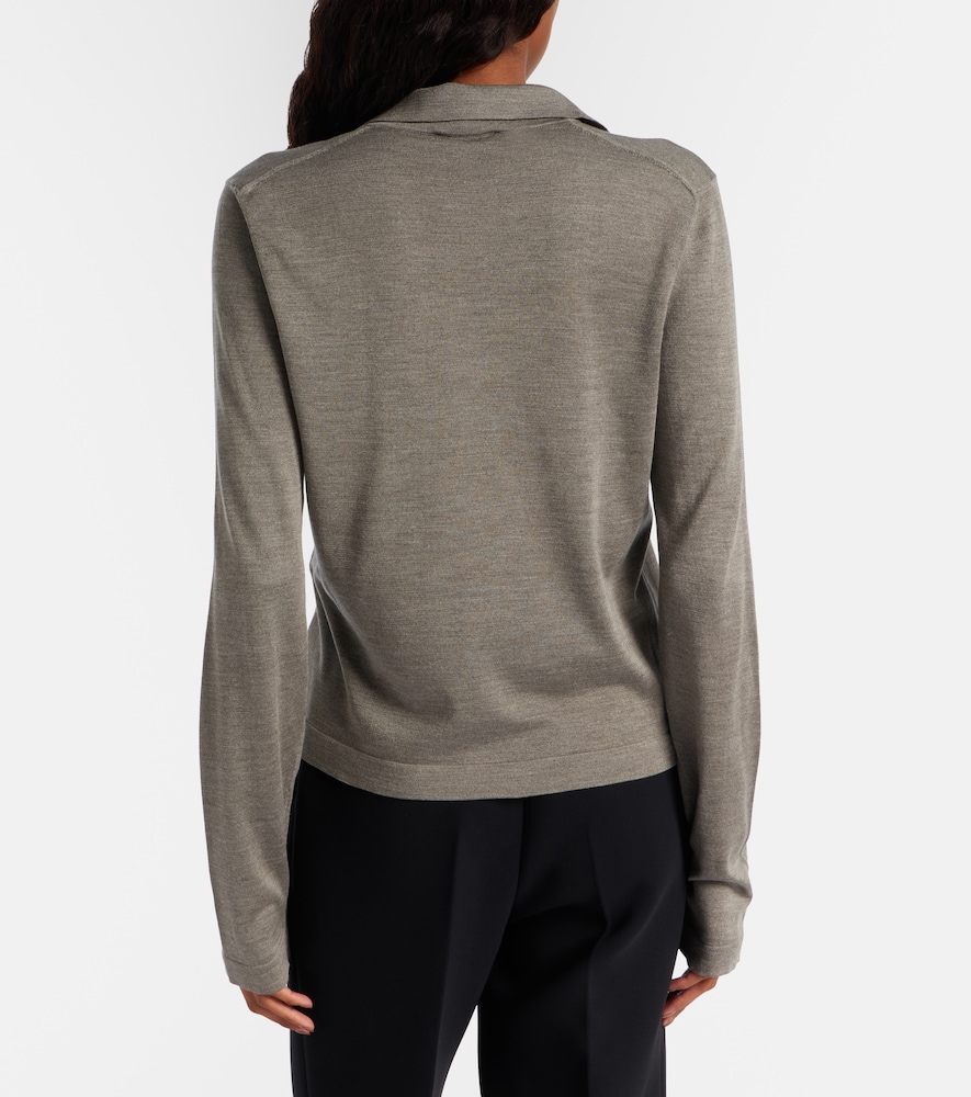  Khaite Khaite Polopullover Mikel Aus Seide 