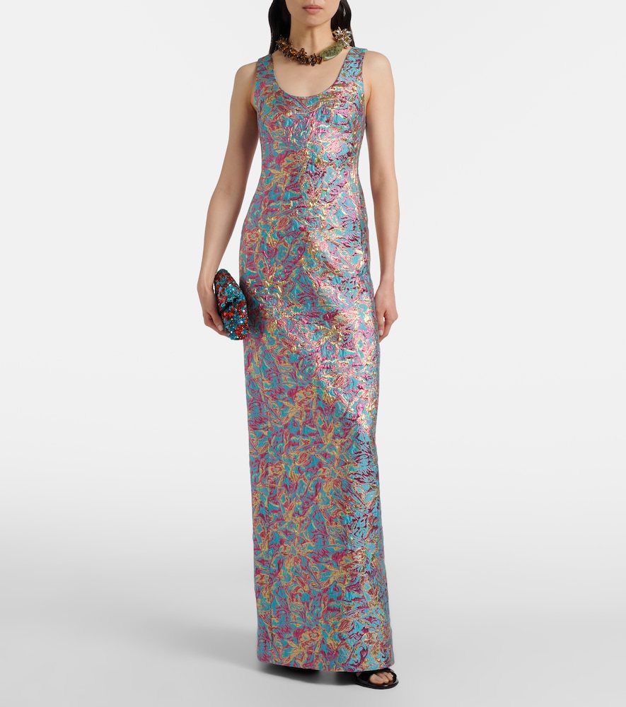 Dries Van Noten Brocade maxi dress