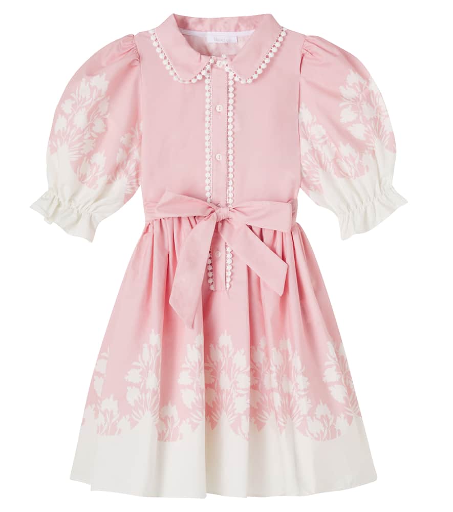 Bedrucktes Kleid aus Baumwolle