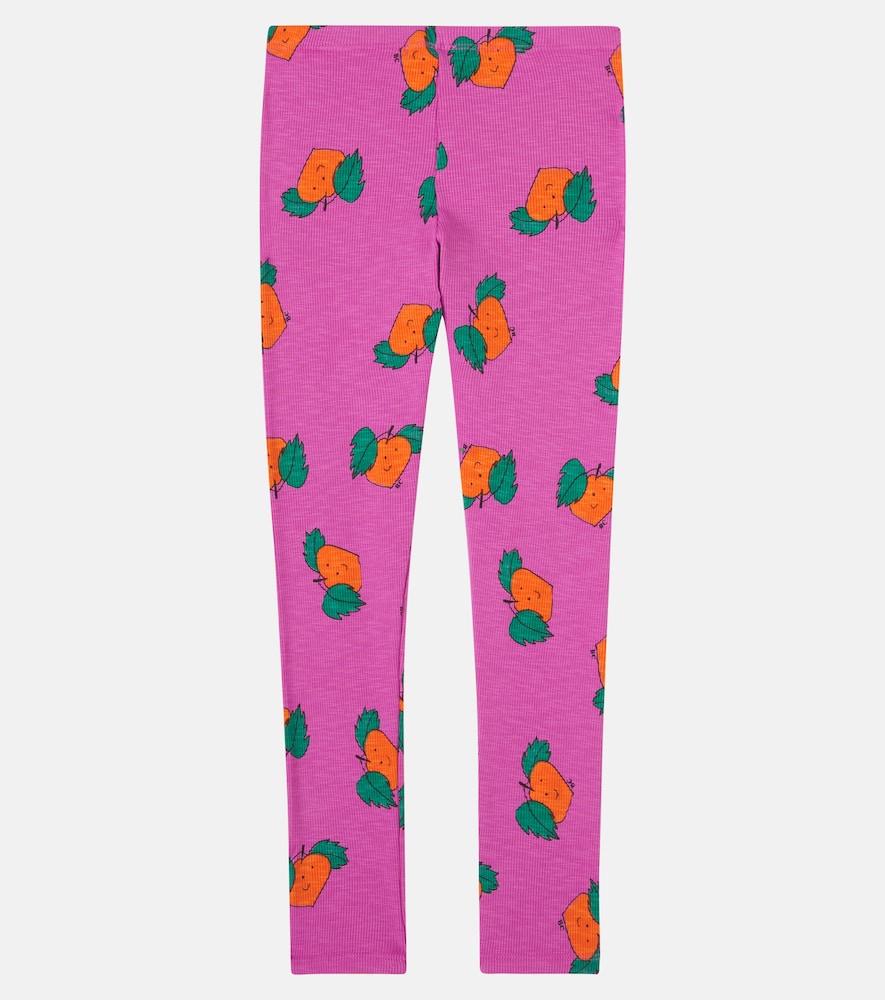  Bobo Choses Bobo Choses Tangerine Cotton-blend Leggings 