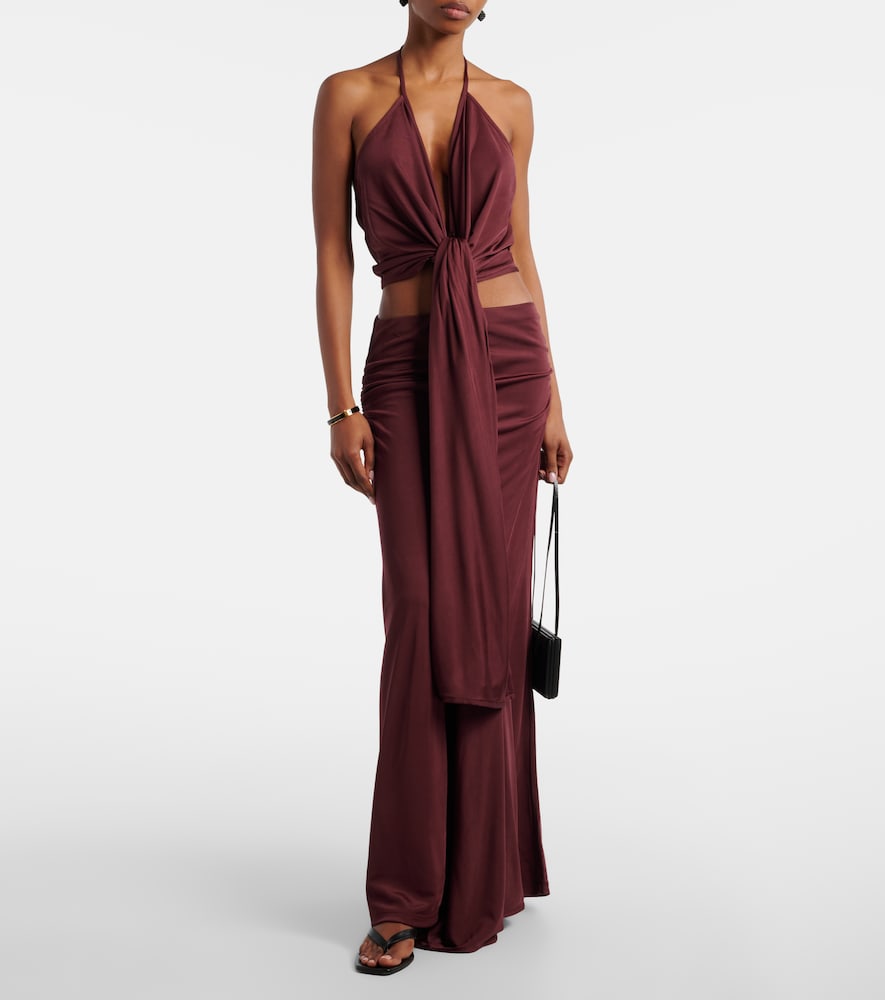 Aya Muse Kaima jersey maxi skirt