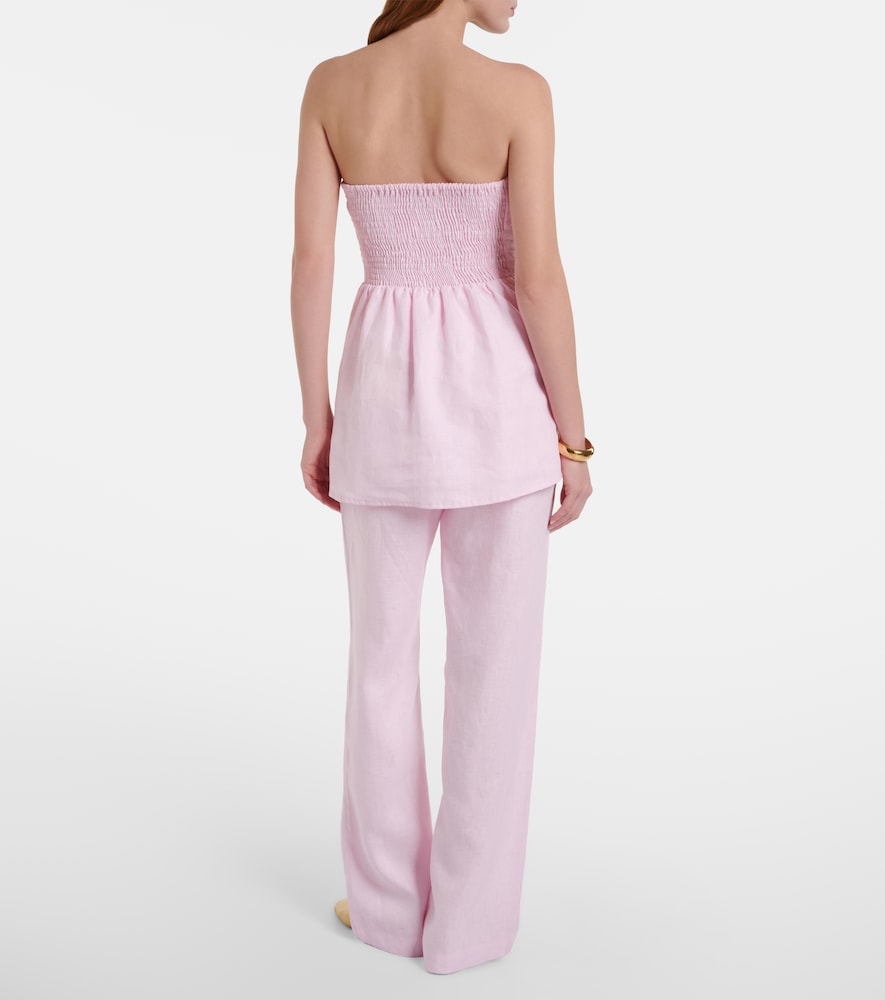  Faithfull Faithfull Weite Hose Lulea Aus Leinen 