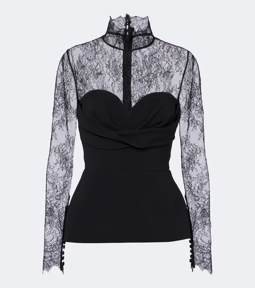 Bustier-Top mit Spitze