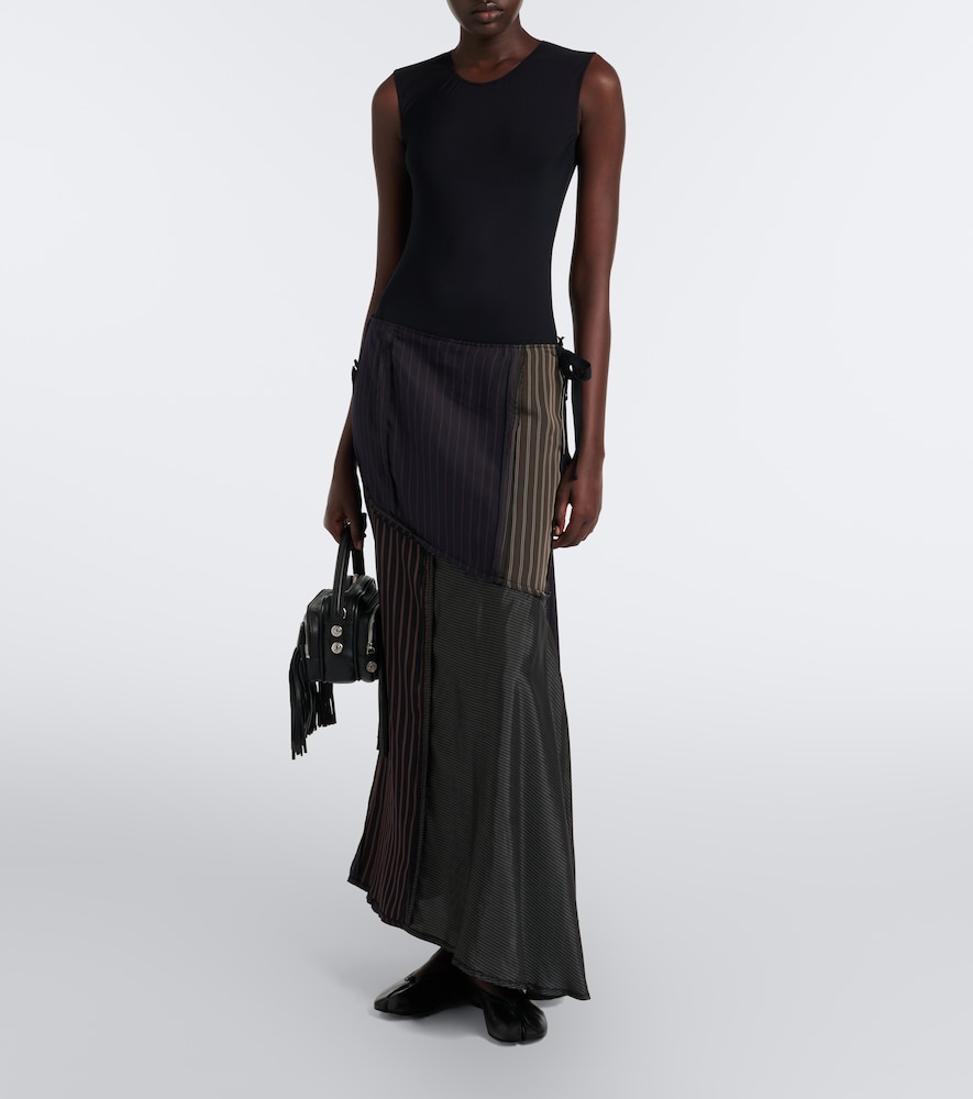 Patchwork Striped Maxi