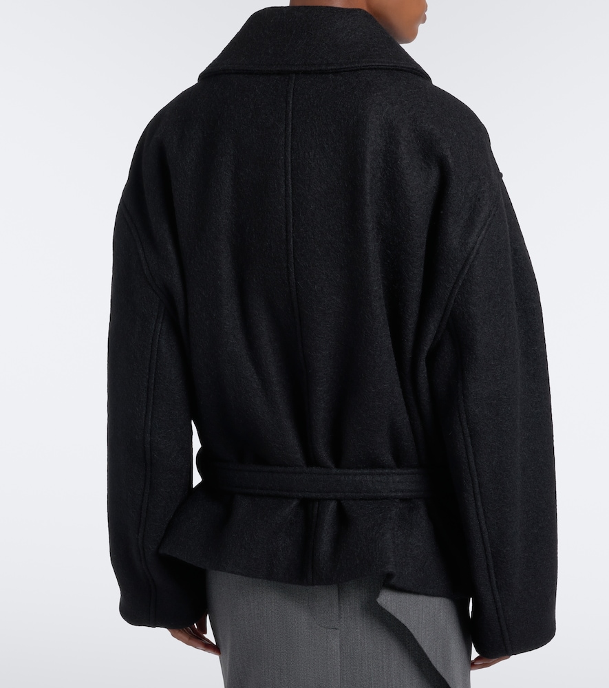Double-Breasted Alpaca And Coat