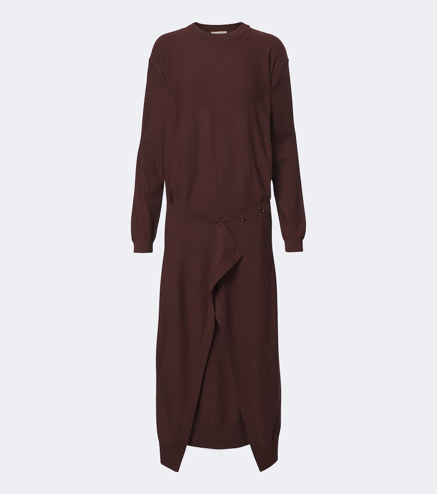 Lemaire Robe midi en laine mlange 520 €
