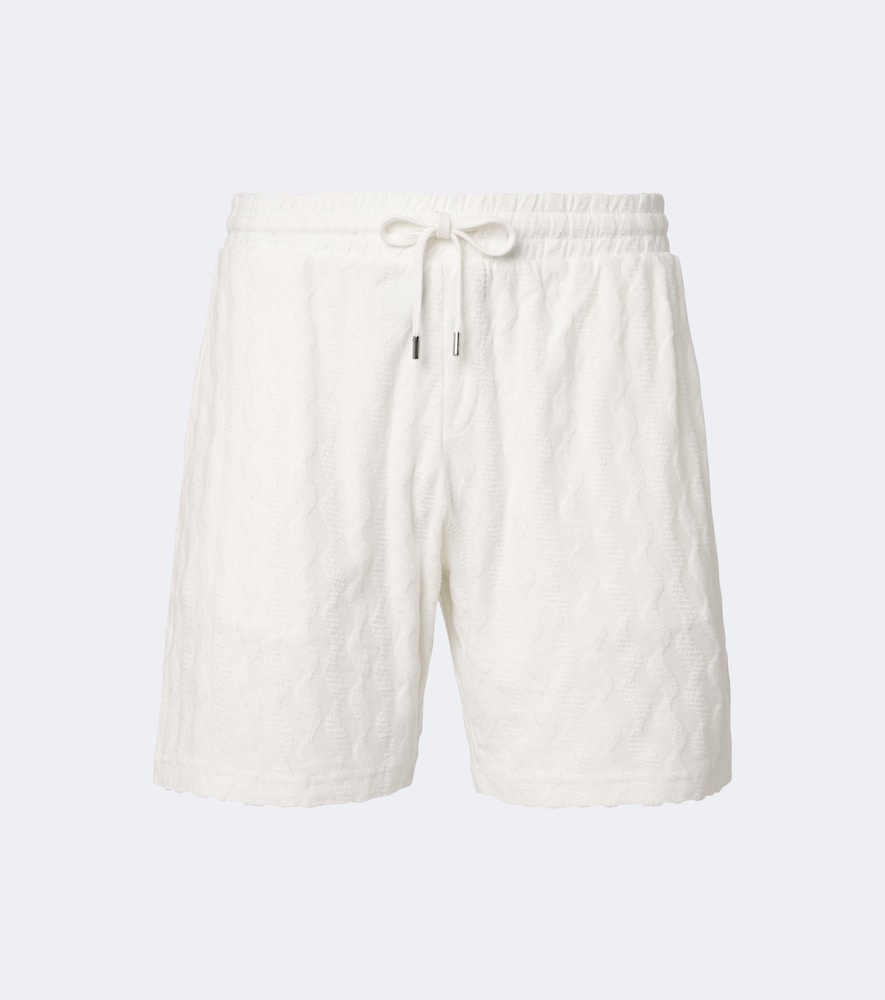 Shorts aus einem Baumwollgemisch mit Frottee