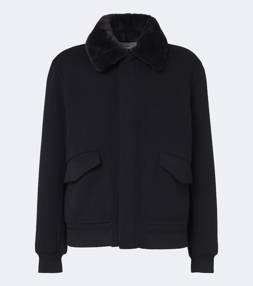 James Cashmere Bomber Jacket