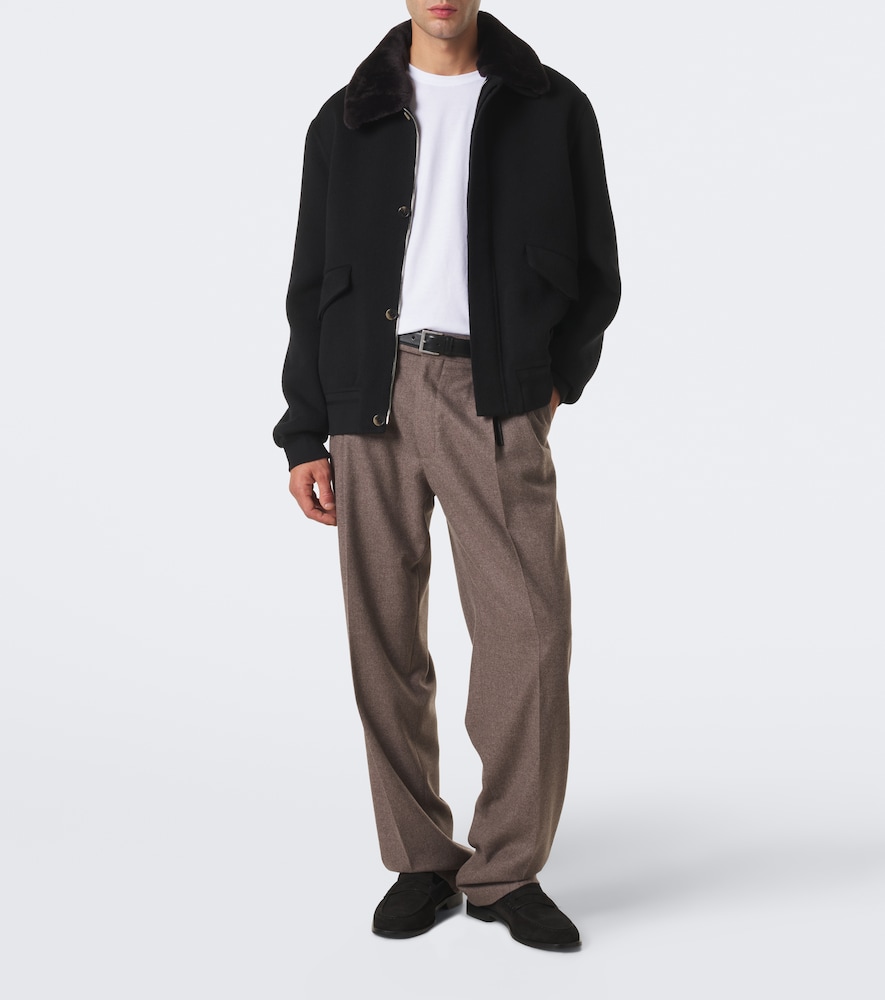 James Cashmere Bomber Jacket