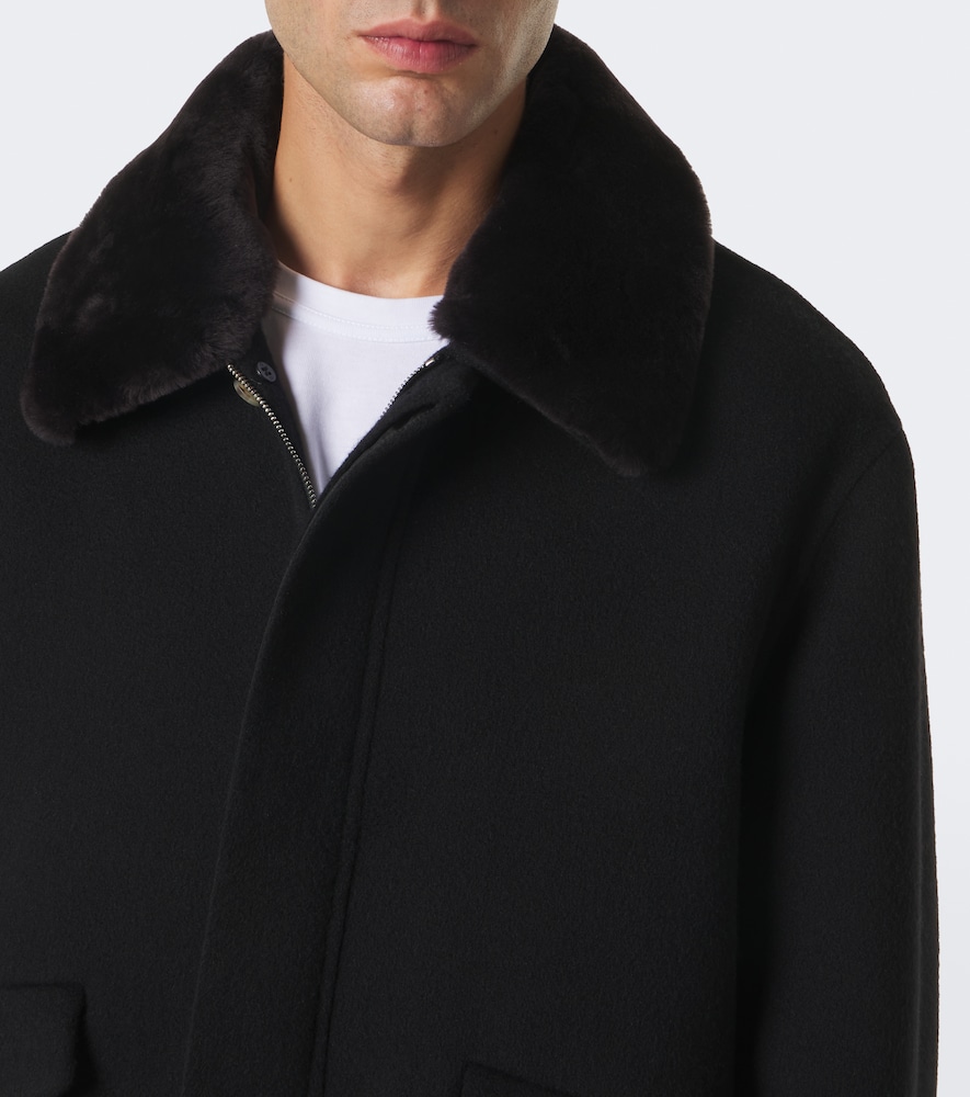 James Cashmere Bomber Jacket