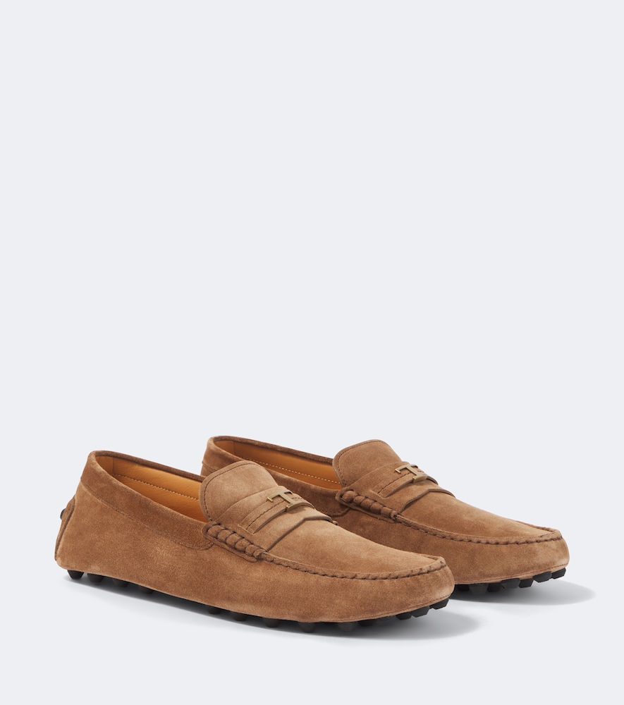 Mokassins Gommino aus Veloursleder