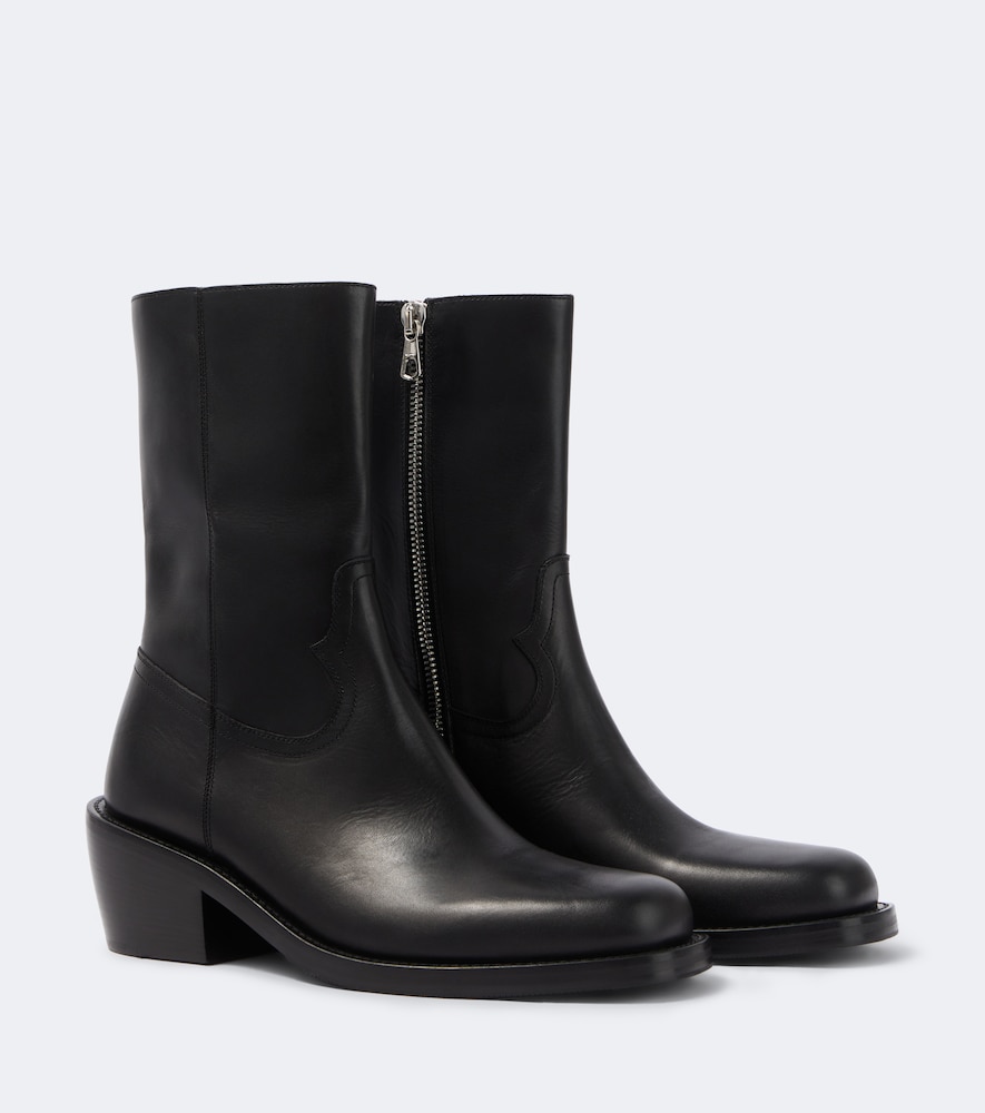 Ankle Boots aus Leder