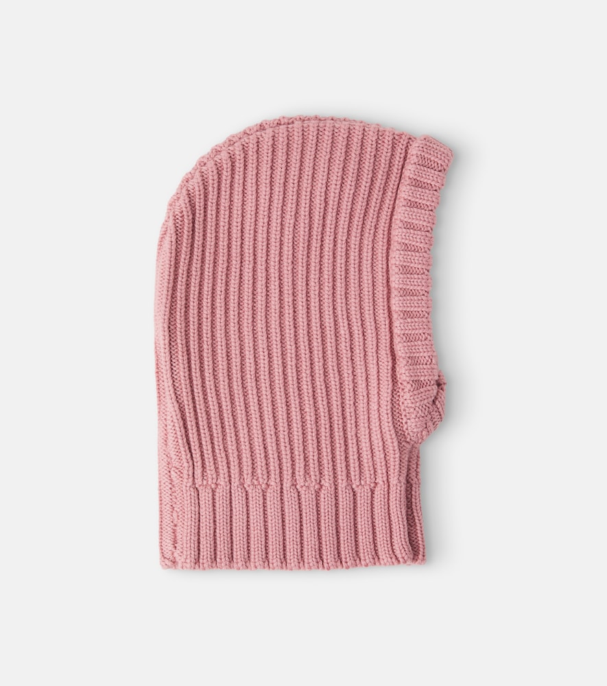 Wheat Woolao Wool Balaclava In Pink