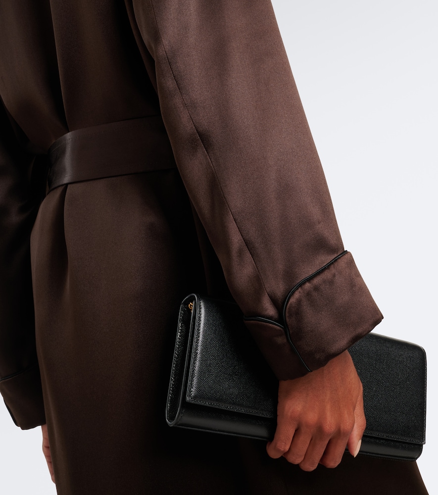 Satin Wrap Coat
