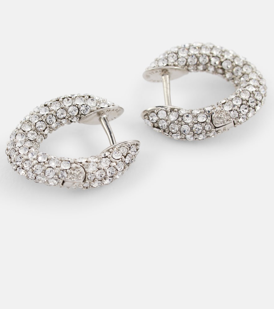  Balenciaga Balenciaga Crystal-embellished Earrings 
