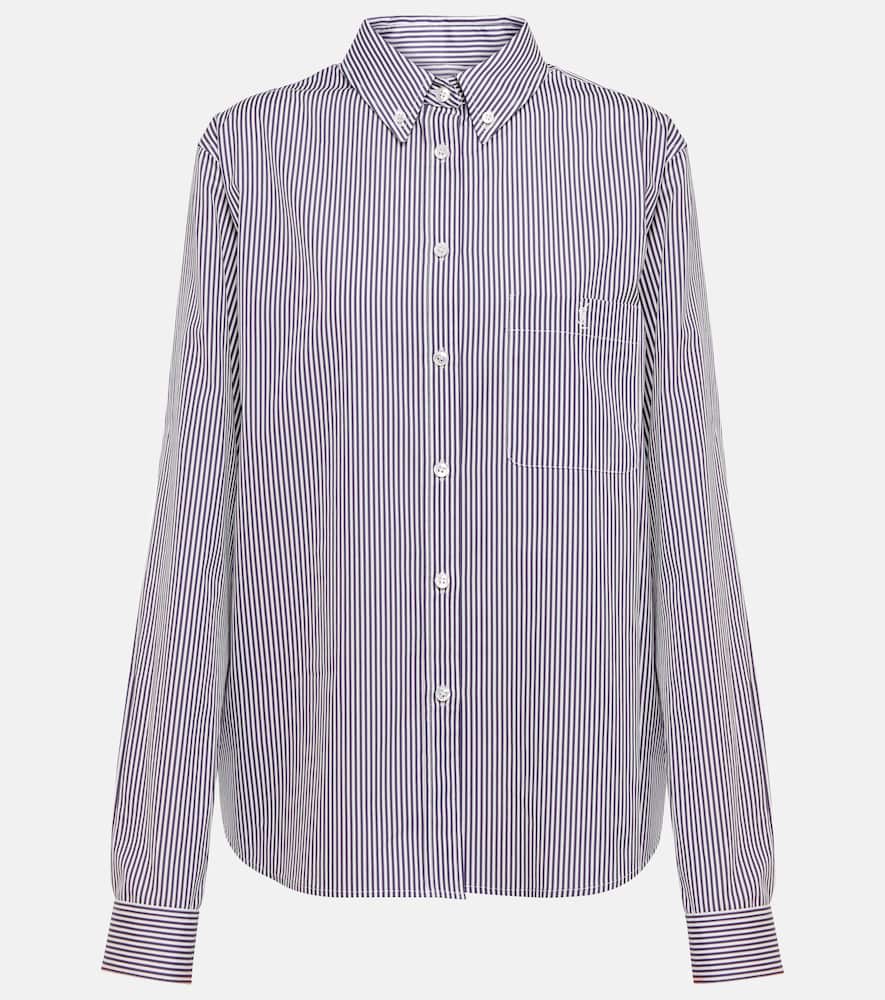 Saint Laurent Striped cotton shirt