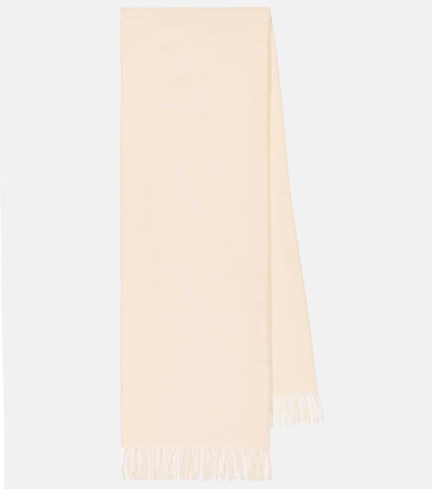 Wool and cashmere scarf