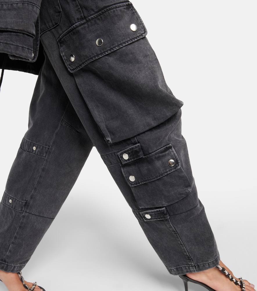  Isabel Marant Isabel Marant Pantalones Cargo Elore En Denim 