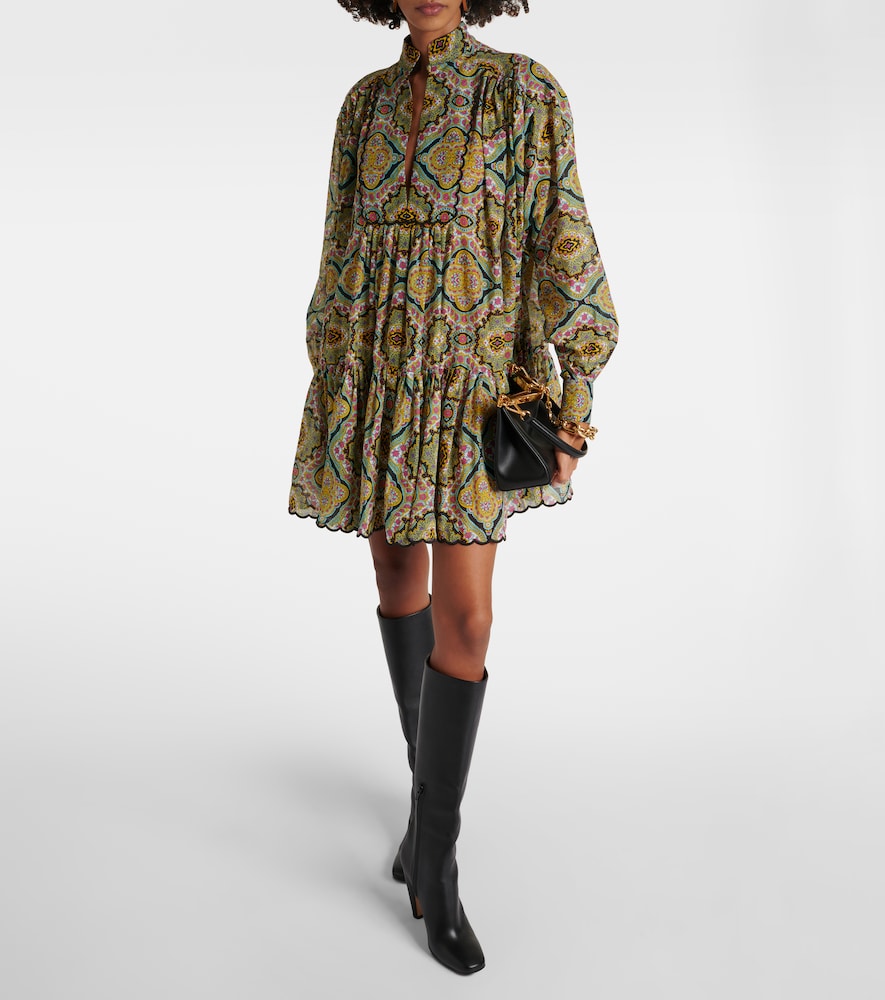 Etro Printed cotton shirt dress