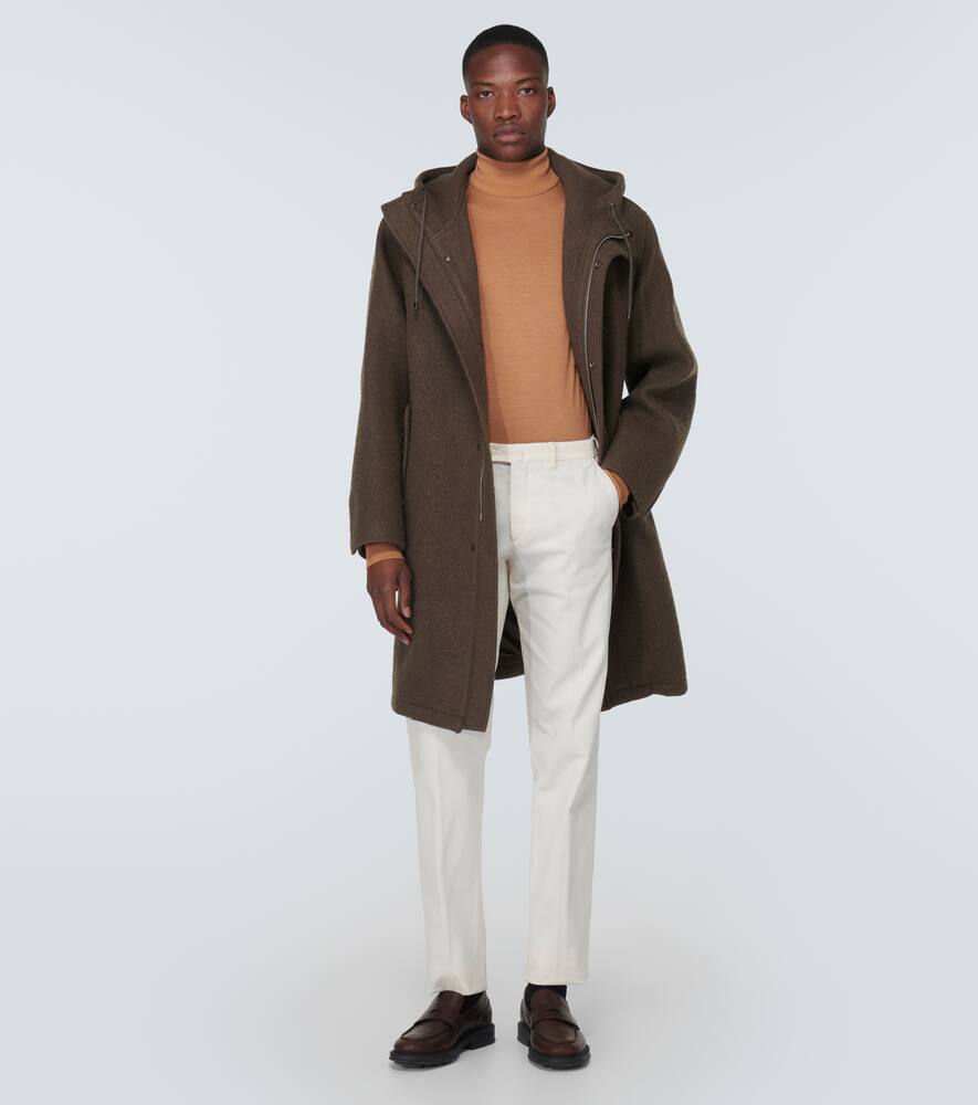 John Smedley Richards Long Sleeves Crew Neck Pullover In Brown