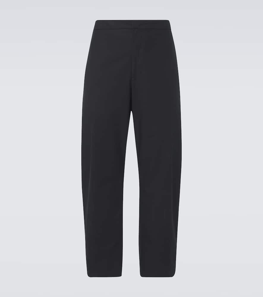Jil Sander Cotton Corduroy Straight Pants In Blue