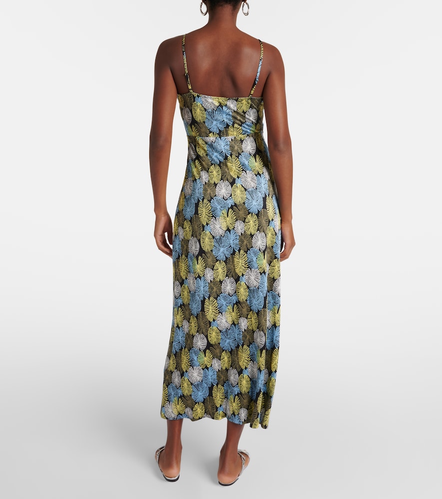 Diane Von Furstenberg Diane Von Furstenberg Bedrucktes Maxikleid Saavya Aus Jersey 