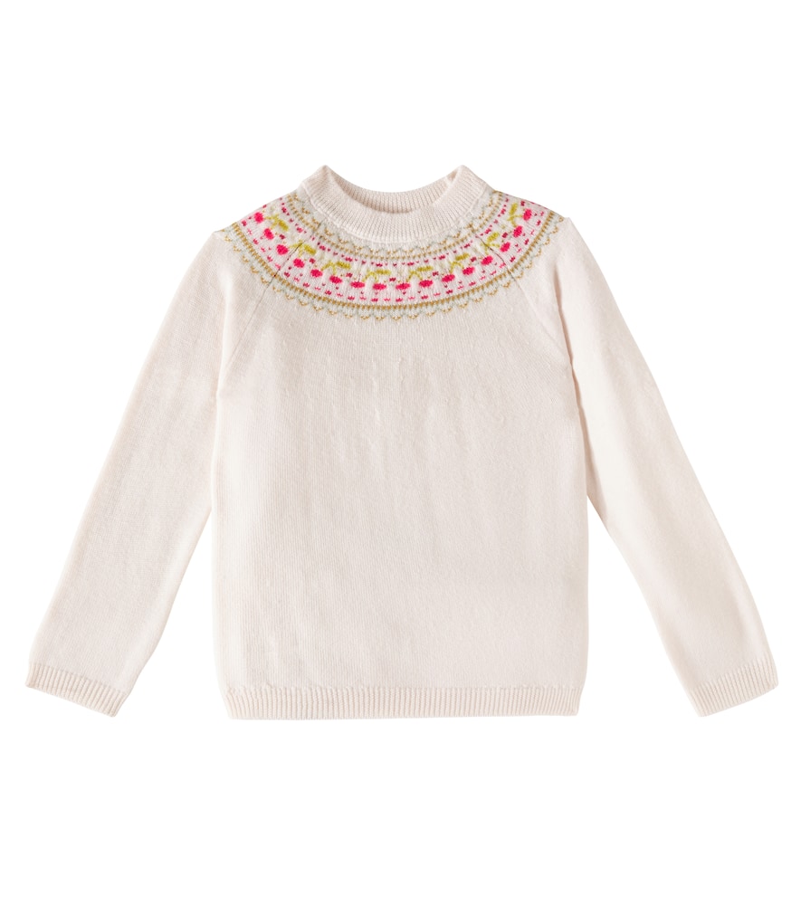 Bonpoint Genievre Wool Jumper In White