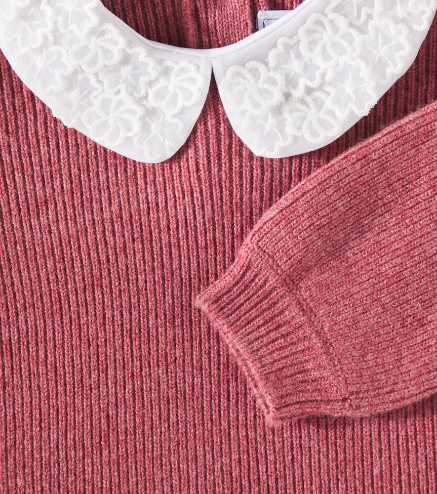  Tartine Et Chocolat Tartine Et Chocolat Baby Pullover Mit Spitze 