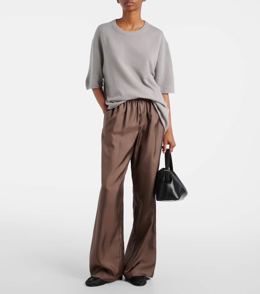 Jardin Des Orangers Cashmere Top In Grey
