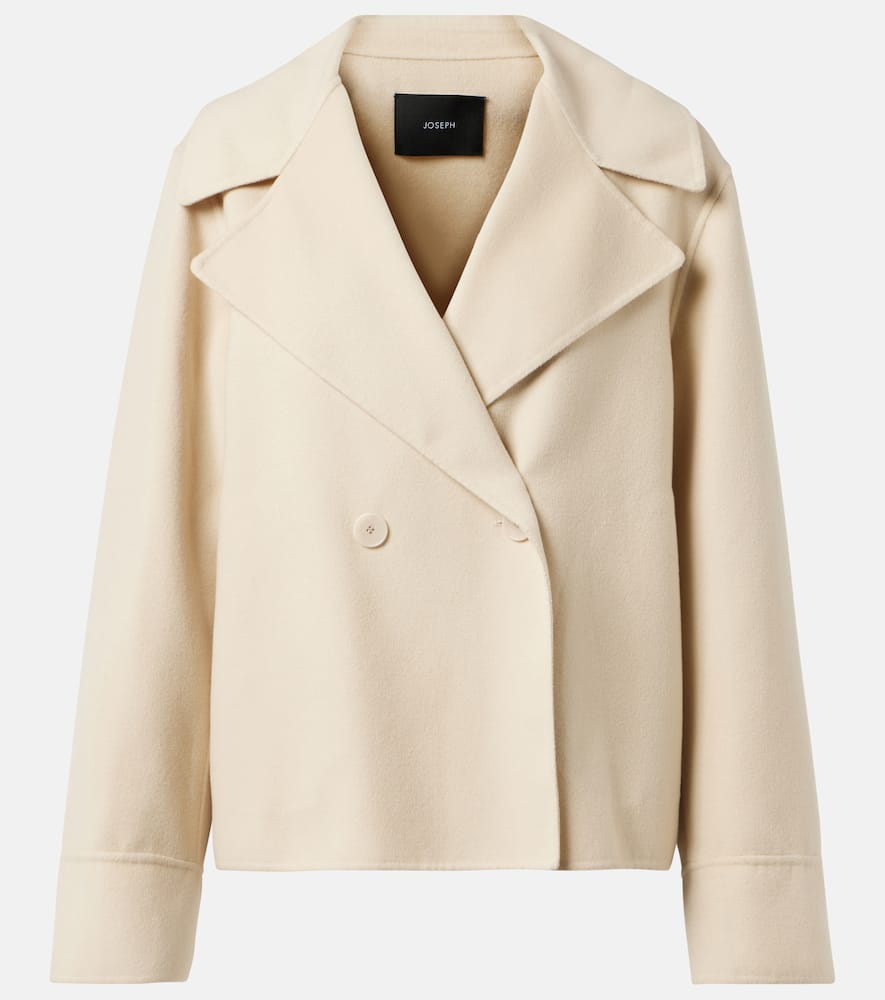 Joseph Rollet Wool And Silk Coat In Neutral