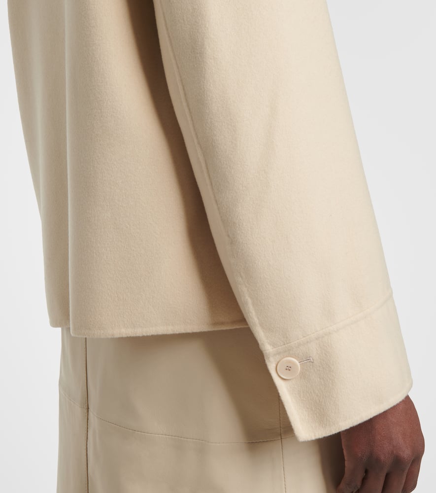 Joseph Rollet Wool And Silk Coat In Neutral