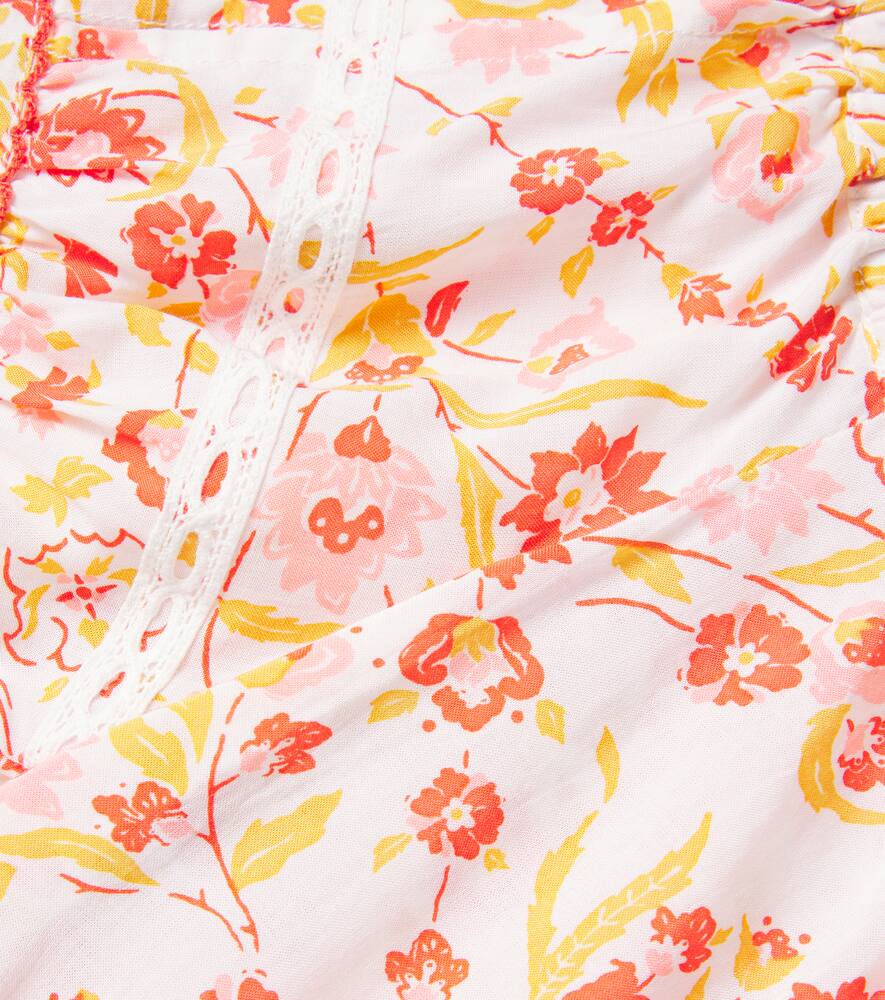 Poupette St Barth Bonny Floral Crop Top