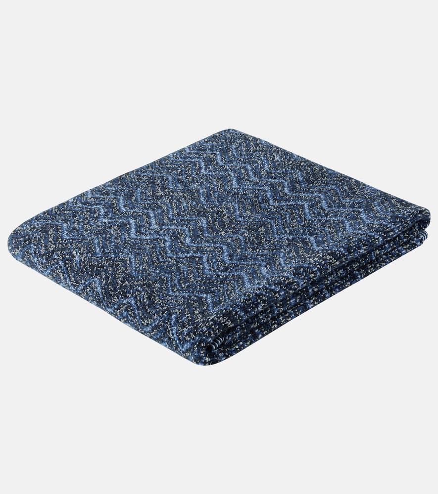 Azul Zigzag cotton terry beach towel